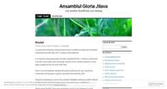 Desktop Screenshot of gloriajilava.wordpress.com