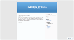 Desktop Screenshot of 3voor12links.wordpress.com