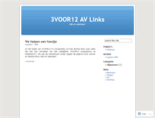 Tablet Screenshot of 3voor12links.wordpress.com