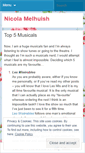 Mobile Screenshot of nicolamelhuish.wordpress.com