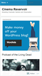Mobile Screenshot of cinemareservoir.wordpress.com