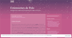 Desktop Screenshot of extensionesdecabellos.wordpress.com