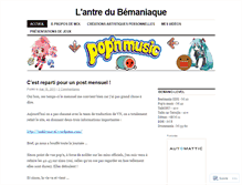 Tablet Screenshot of bemaniaque.wordpress.com