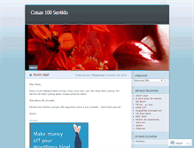 Tablet Screenshot of coisas100sentido.wordpress.com
