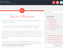 Tablet Screenshot of ifacethesun.wordpress.com