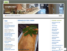Tablet Screenshot of cocineando.wordpress.com