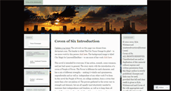 Desktop Screenshot of covenofsix.wordpress.com