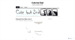 Desktop Screenshot of cutebutsad.wordpress.com