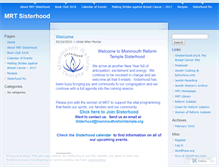 Tablet Screenshot of mrtsisterhood.wordpress.com