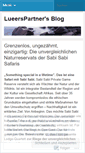 Mobile Screenshot of lueerspartner.wordpress.com