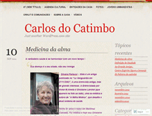 Tablet Screenshot of carlosdocatimbo.wordpress.com