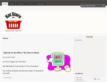 Tablet Screenshot of katstore.wordpress.com