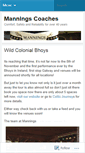 Mobile Screenshot of manningscoaches.wordpress.com
