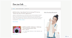 Desktop Screenshot of dara2ne1indo.wordpress.com