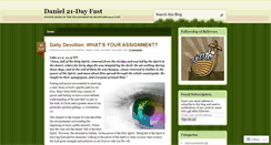 Desktop Screenshot of daniel21dayfast.wordpress.com