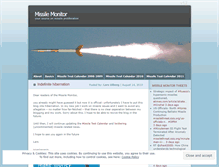 Tablet Screenshot of missilemonitor.wordpress.com