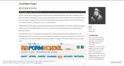 Desktop Screenshot of jonathansager.wordpress.com