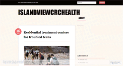 Desktop Screenshot of islandviewcrchealth.wordpress.com