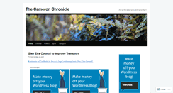 Desktop Screenshot of cameronchronicle.wordpress.com