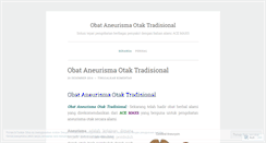 Desktop Screenshot of obataneurismaotaktradisional.wordpress.com