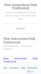 Mobile Screenshot of obataneurismaotaktradisional.wordpress.com