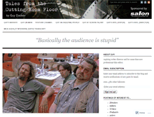 Tablet Screenshot of cuttingroomtales.wordpress.com