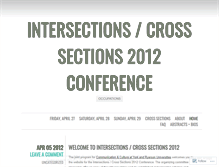 Tablet Screenshot of intersections2012.wordpress.com