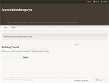 Tablet Screenshot of laverdadsobregoya.wordpress.com