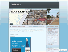 Tablet Screenshot of datelineaccra.wordpress.com