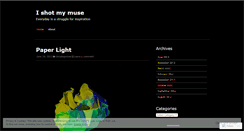 Desktop Screenshot of ishotmymuse.wordpress.com