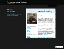 Tablet Screenshot of dancingfingers.wordpress.com