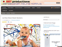 Tablet Screenshot of dotproductions.wordpress.com
