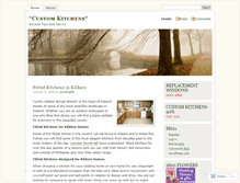 Tablet Screenshot of kitchensireland.wordpress.com