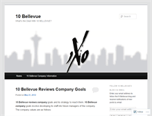 Tablet Screenshot of 10bellevue.wordpress.com