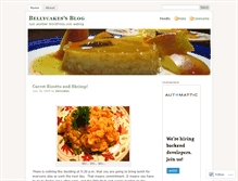 Tablet Screenshot of bellycakes.wordpress.com