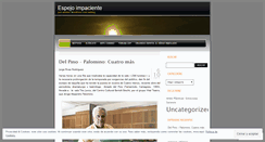 Desktop Screenshot of espejoimpaciente.wordpress.com
