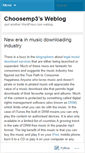 Mobile Screenshot of choosemp3.wordpress.com