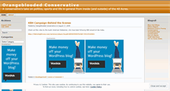 Desktop Screenshot of orangebloodedconservative.wordpress.com