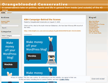 Tablet Screenshot of orangebloodedconservative.wordpress.com