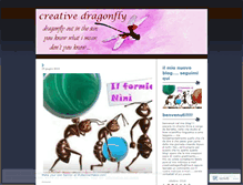 Tablet Screenshot of creativedragonfly.wordpress.com