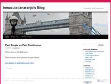Tablet Screenshot of inmaculadanaranjo.wordpress.com