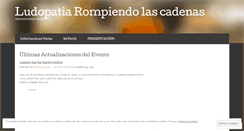 Desktop Screenshot of ludopatiacompartir.wordpress.com