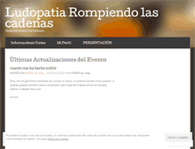 Tablet Screenshot of ludopatiacompartir.wordpress.com