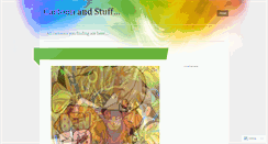 Desktop Screenshot of cartoonandstuff.wordpress.com