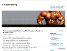 Tablet Screenshot of mesobolin.wordpress.com