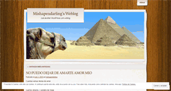 Desktop Screenshot of mishapendarling.wordpress.com