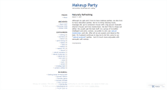 Desktop Screenshot of makeupparty.wordpress.com