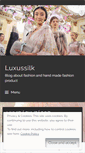 Mobile Screenshot of luxussilk.wordpress.com