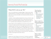 Tablet Screenshot of lawschool4shasta.wordpress.com