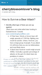 Mobile Screenshot of cherryblossomlover.wordpress.com